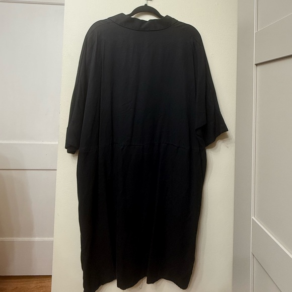 Cos / M / Black Balloon Shirt Dress / Minimalist / Quiet Luxury / Neutral - Picture 3 of 6